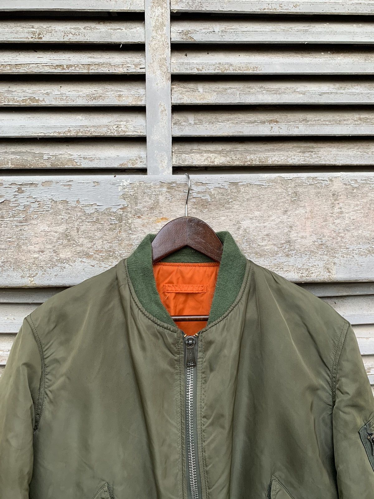 Alpha Industries 🪖Vintage Alpha Industries Man Intermediate Bomber Jacket Size US L / EU 52-54 / 3 - 6 Thumbnail