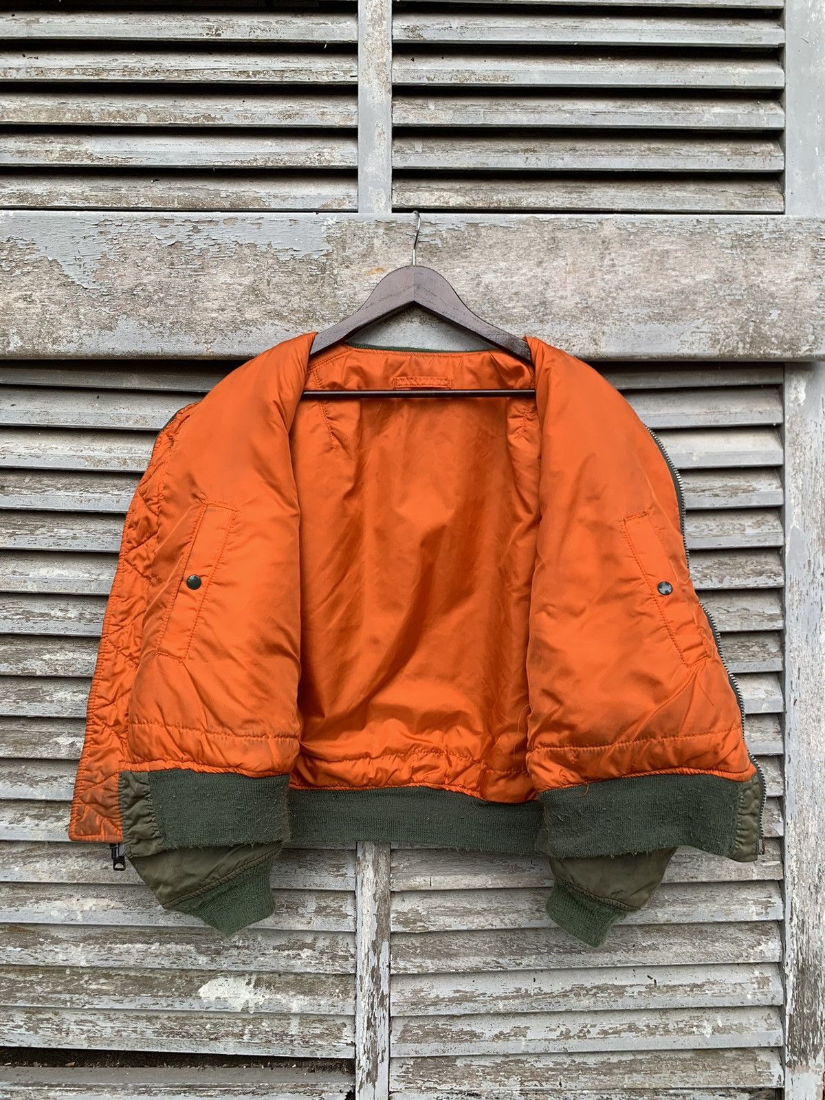 Alpha Industries 🪖Vintage Alpha Industries Man Intermediate Bomber Jacket Size US L / EU 52-54 / 3 - 8 Thumbnail