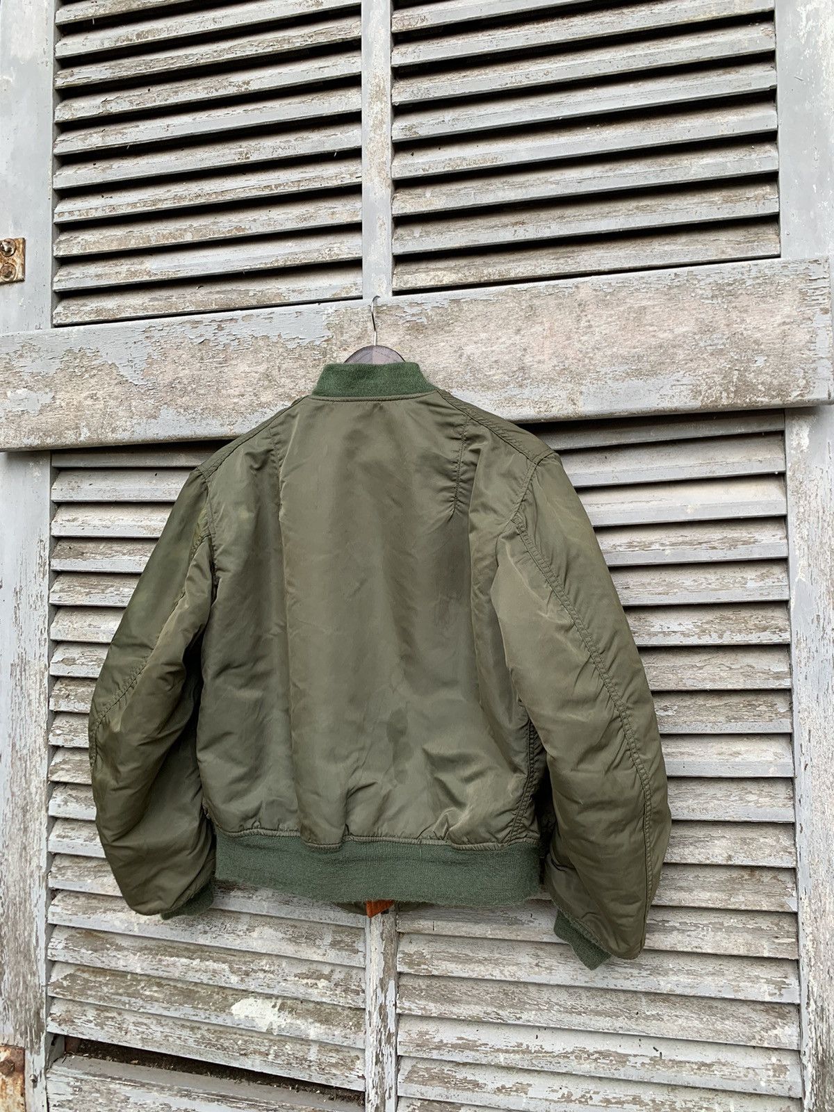 Alpha Industries 🪖Vintage Alpha Industries Man Intermediate Bomber Jacket Size US L / EU 52-54 / 3 - 9 Thumbnail