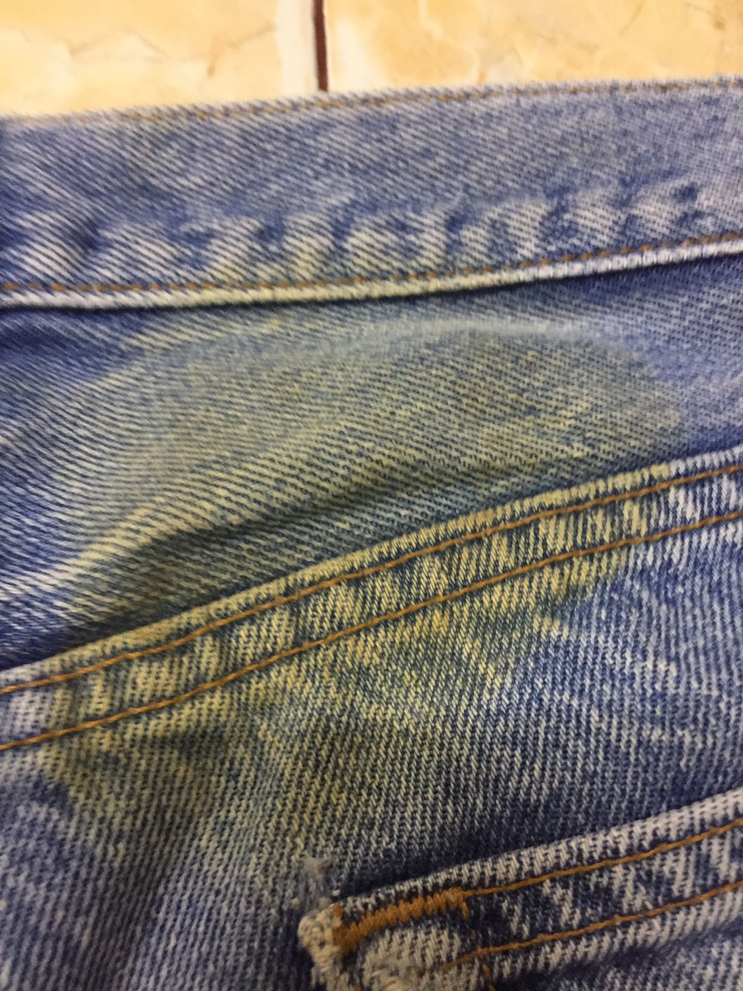 Levi's Vintage 90’s Levis 501 light wash Distressed Denim Size US 35 - 7 Thumbnail