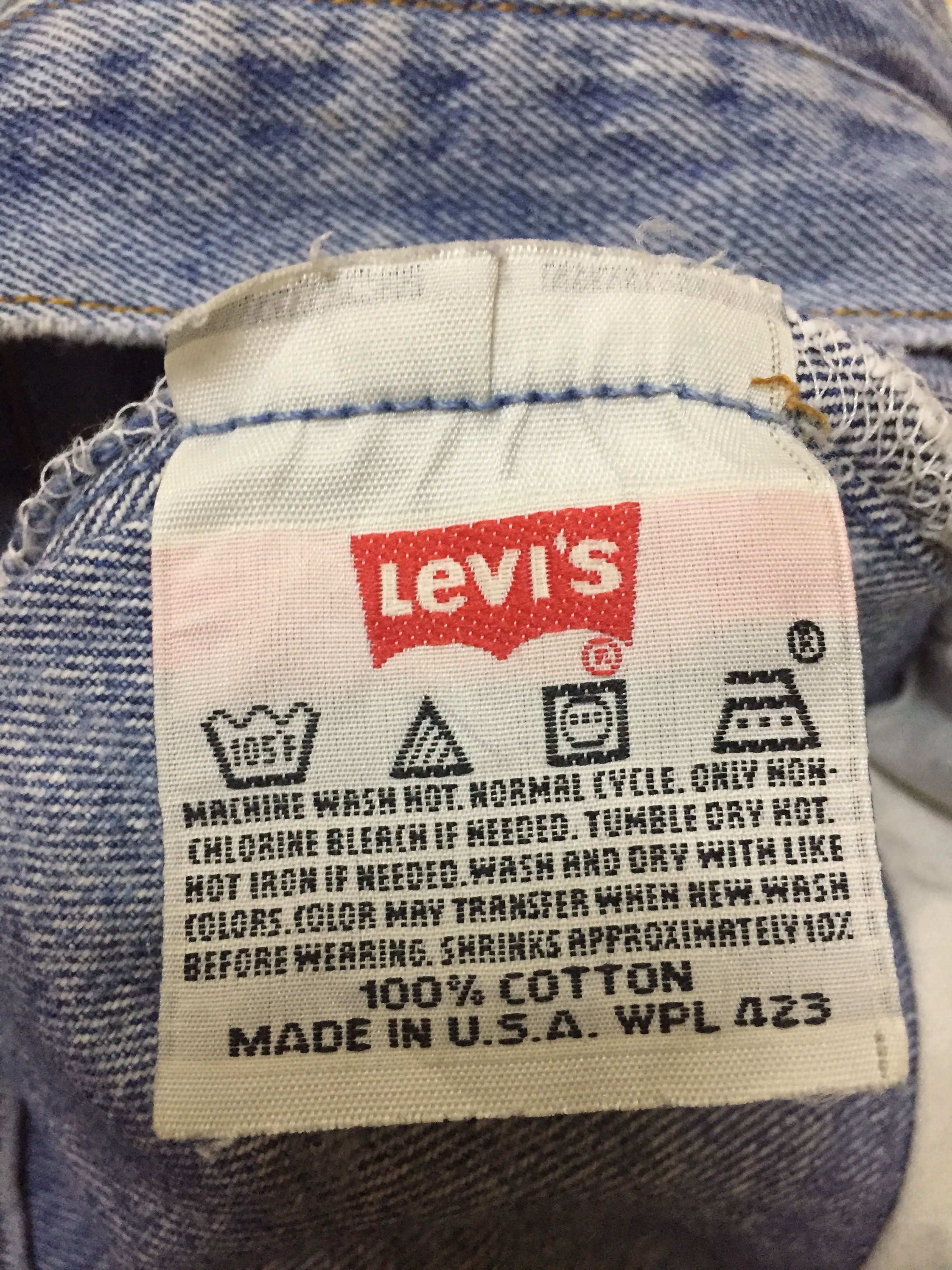 Levi's Vintage 90’s Levis 501 light wash Distressed Denim Size US 35 - 4 Thumbnail