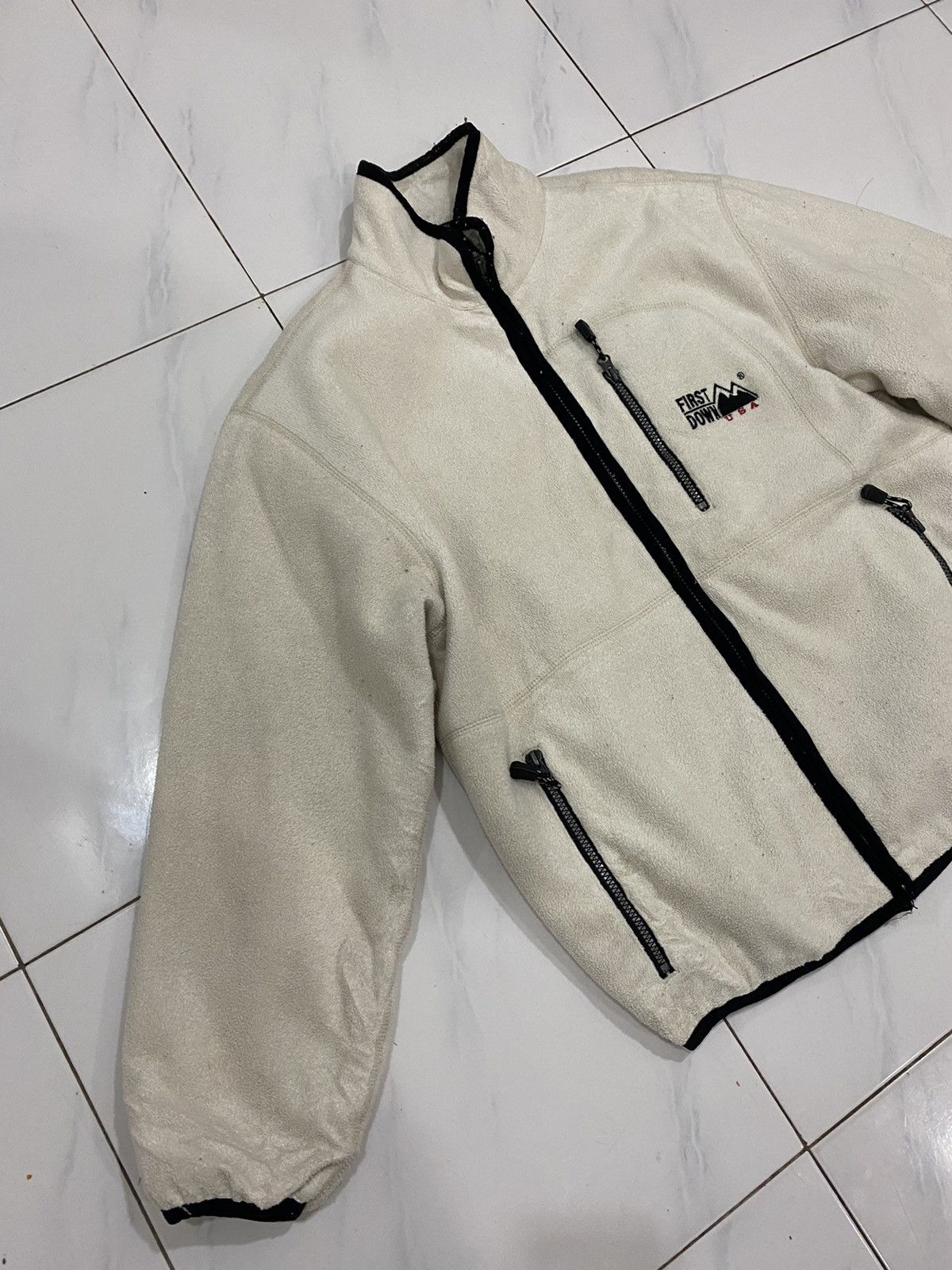 Other 🔥Vintage🔥 First Down Sherpa Fleece Jacket Size US L / EU 52-54 / 3 - 3 Thumbnail