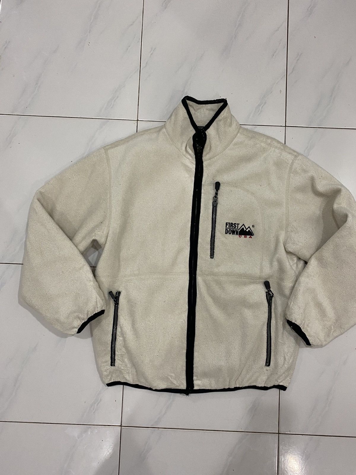 Other 🔥Vintage🔥 First Down Sherpa Fleece Jacket Size US L / EU 52-54 / 3 - 6 Thumbnail