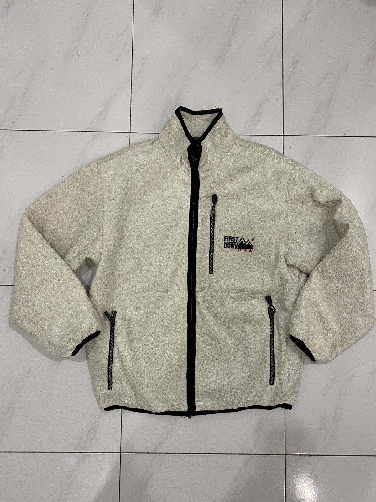 Other 🔥Vintage🔥 First Down Sherpa Fleece Jacket Size US L / EU 52-54 / 3 - 7 Thumbnail