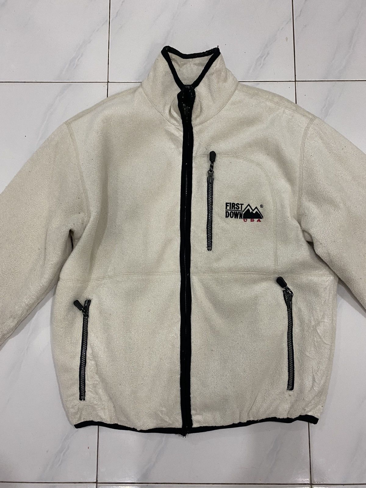 Other 🔥Vintage🔥 First Down Sherpa Fleece Jacket Size US L / EU 52-54 / 3 - 4 Thumbnail