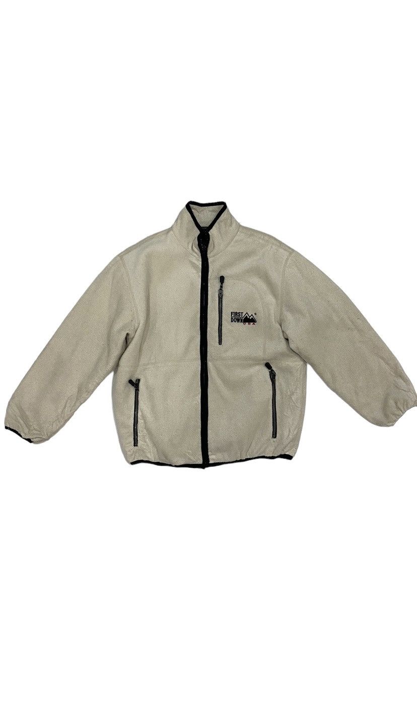Other 🔥Vintage🔥 First Down Sherpa Fleece Jacket Size US L / EU 52-54 / 3 - 1 Thumbnail