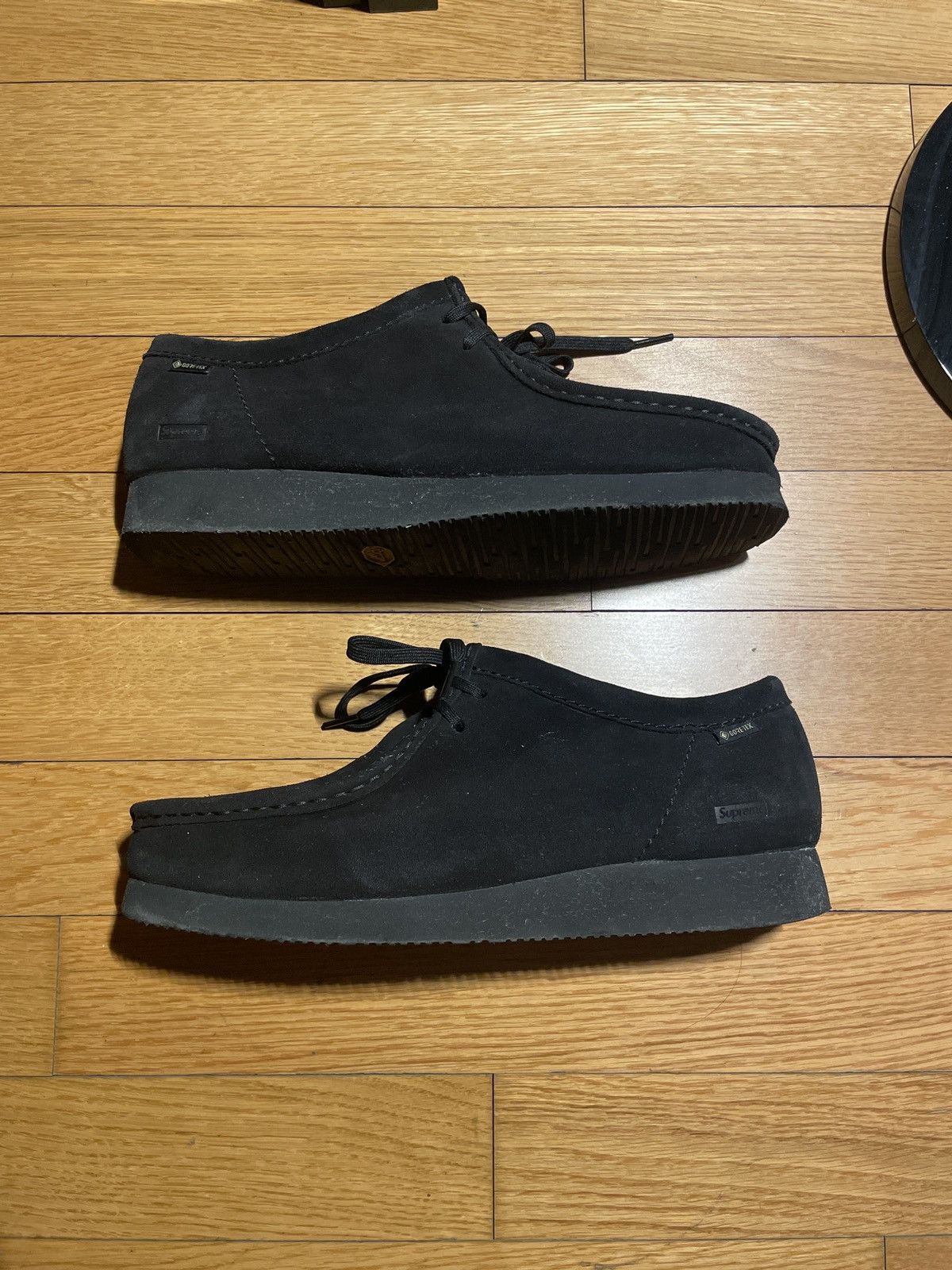 Supreme Clarks Wallabe Gore-tex Vibram Black