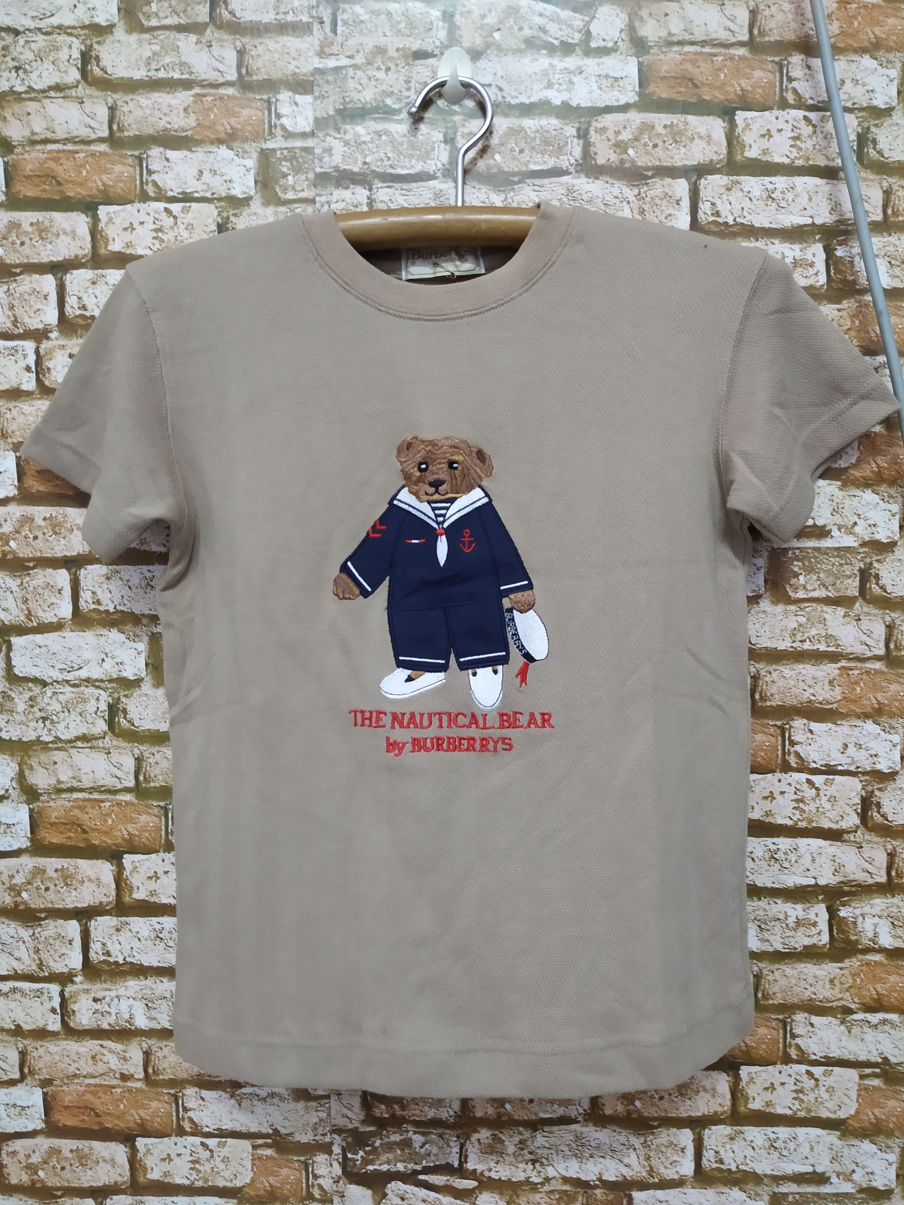 Burberry × Vintage BURBERRY BEAR NAUTICA SHORT SHIRT (B277) Size S / US 4 / IT 40 - 2 Thumbnail