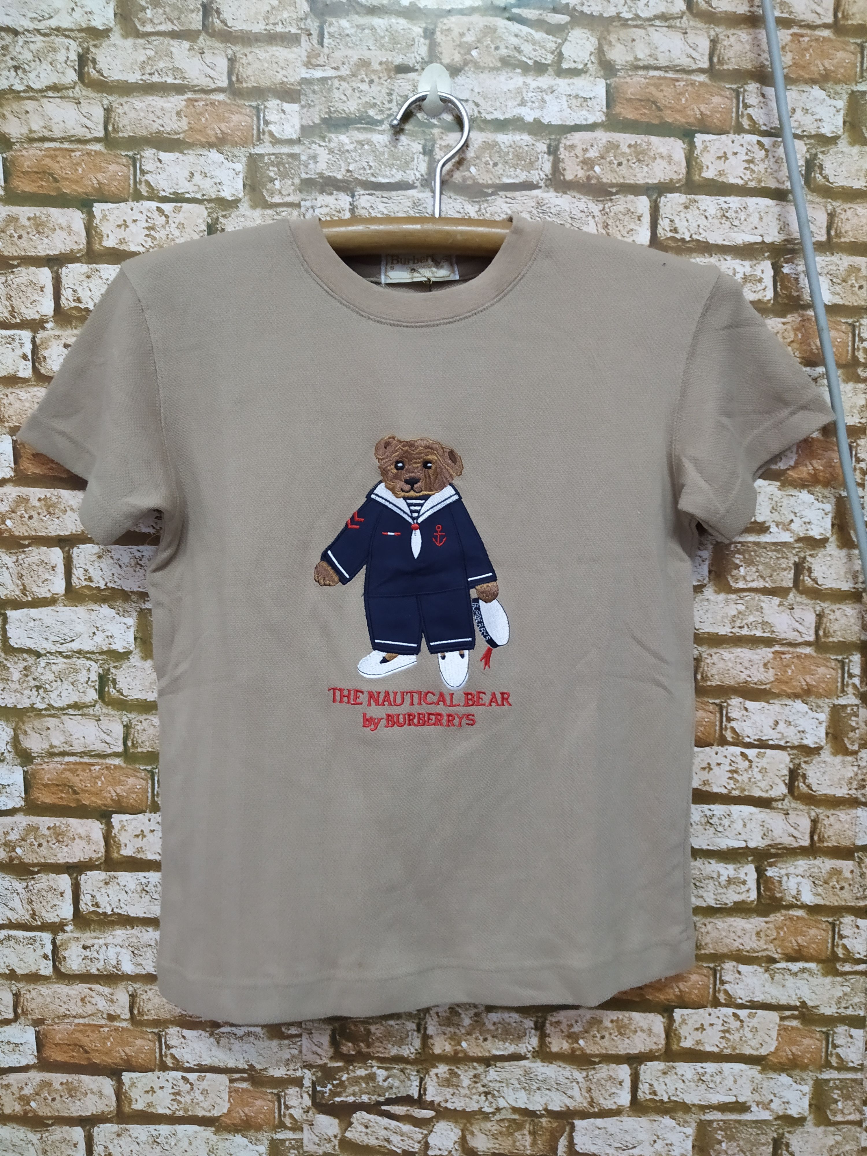 Burberry × Vintage BURBERRY BEAR NAUTICA SHORT SHIRT (B277) Size S / US 4 / IT 40 - 1 Thumbnail