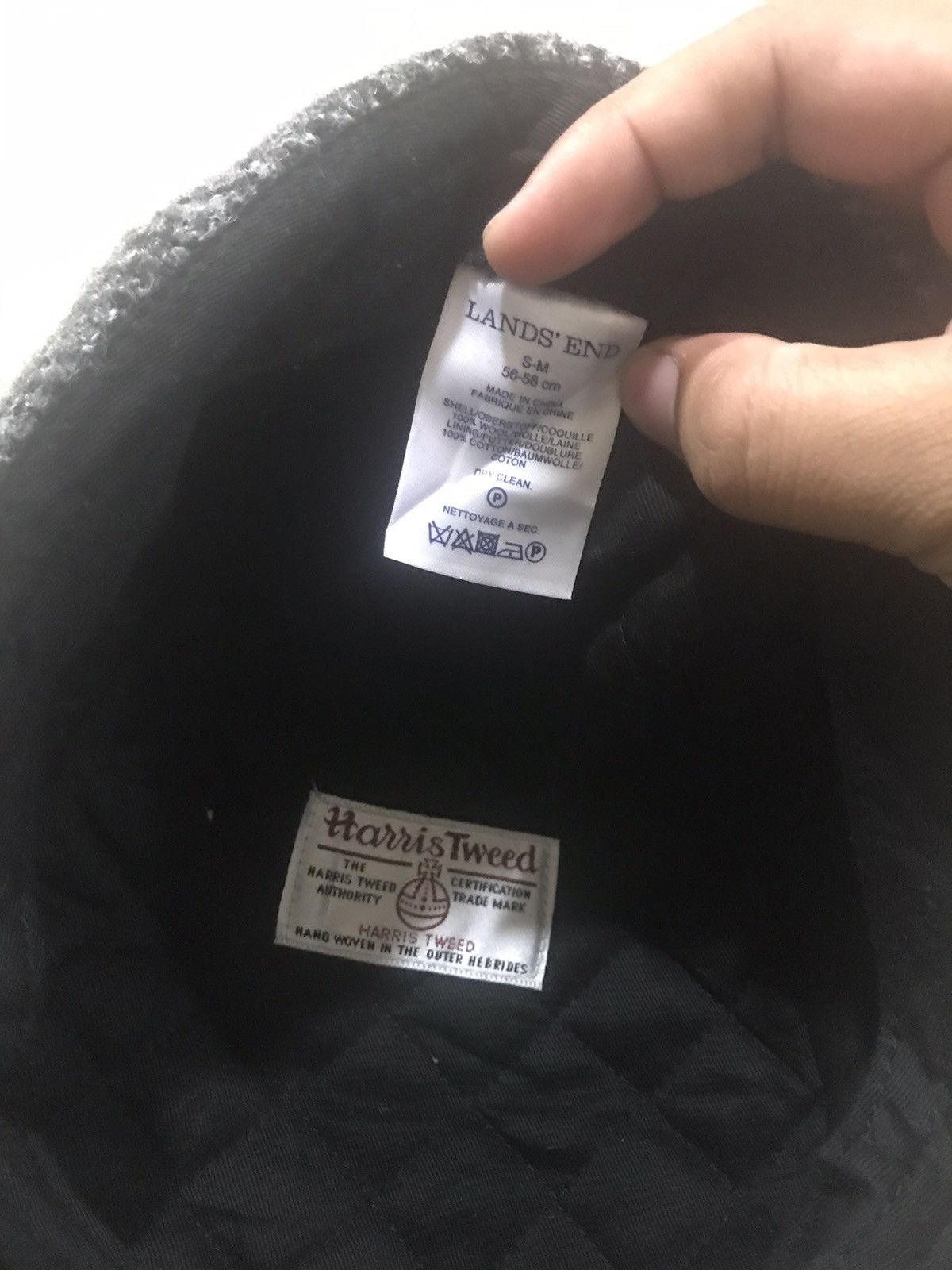 Harris Tweed × Lands' End × Vintage VTG Land End X Harris Tweed Flat Hat Size ONE SIZE - 7 Thumbnail