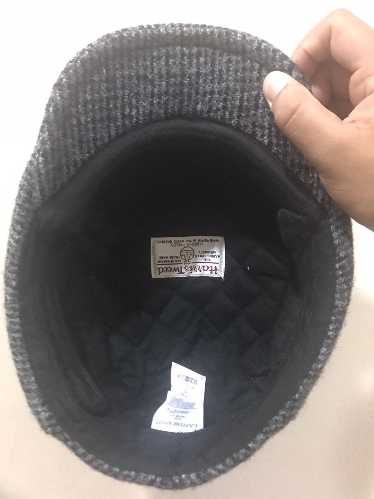 Harris Tweed × Lands' End × Vintage VTG Land End X Harris Tweed Flat Hat Size ONE SIZE - 6 Thumbnail