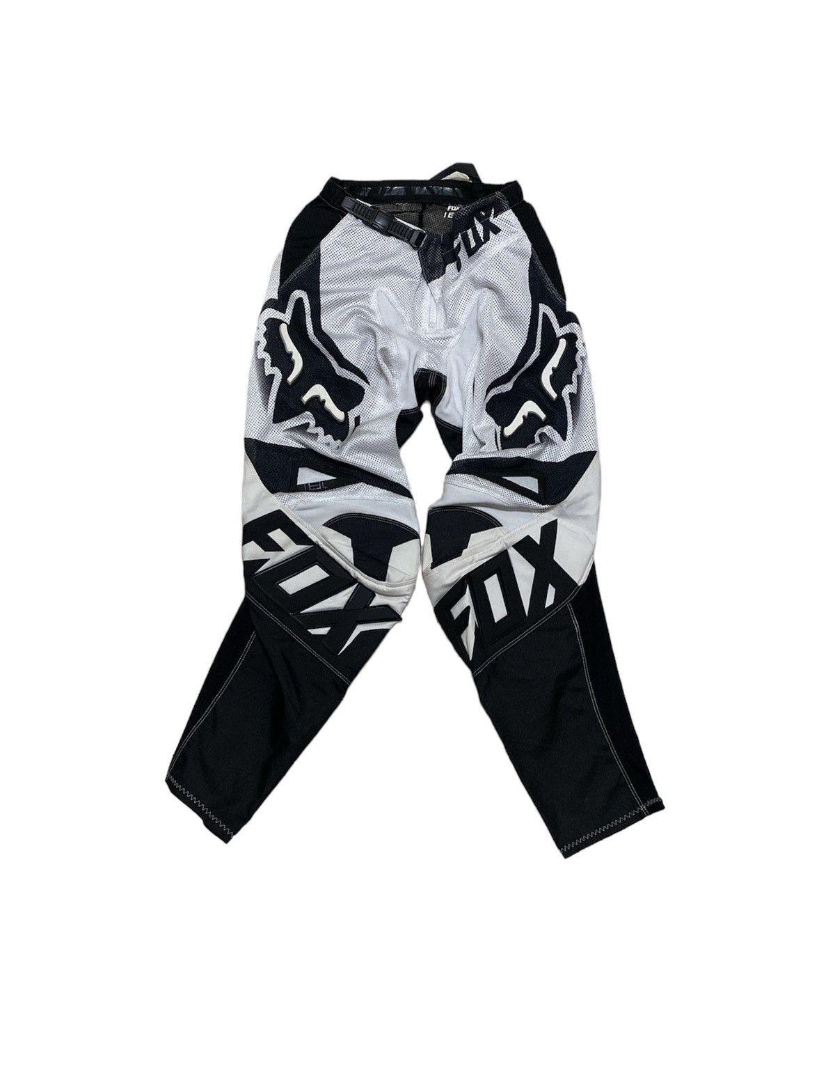 image of Fox Racing Motocross Pant Nice Design in Black/White, Men's (Size 28)