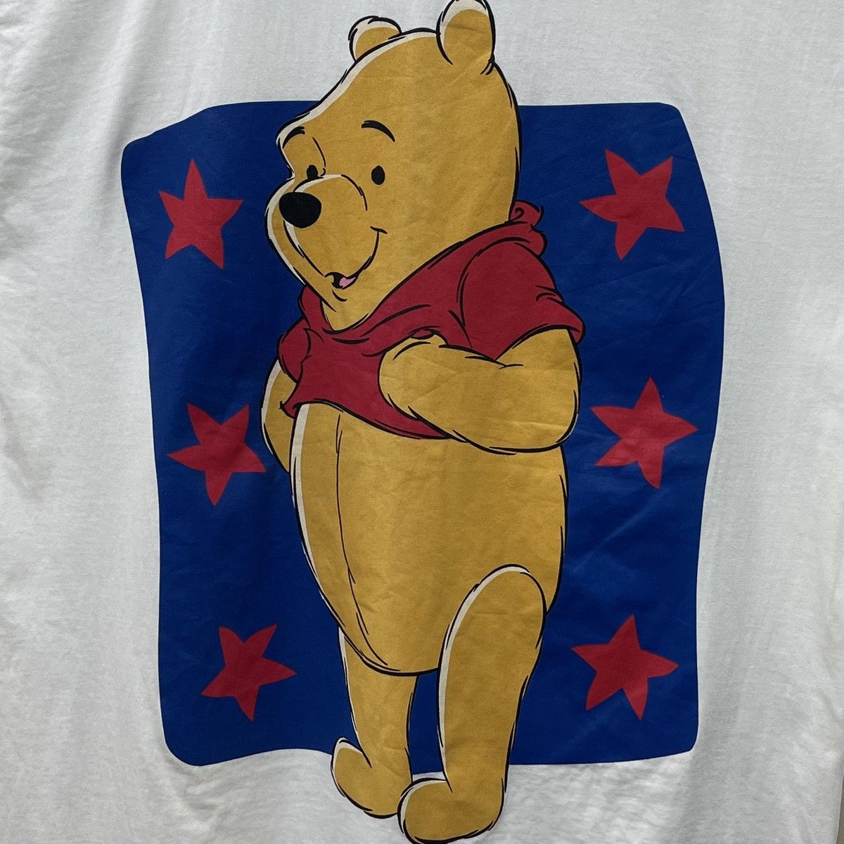 Beauty Beast × Disney × Vintage Vintage Fulprint Winnie The Pooh Shirt White Big Size Size US XXL / EU 58 / 5 - 2 Thumbnail