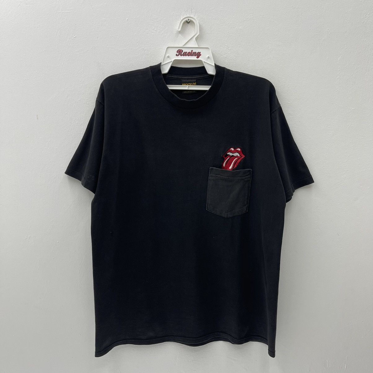 Band Tees The Rolling Stones Band T Shirt Vintage 90s Single Pocket Size US L / EU 52-54 / 3 - 1 Thumbnail