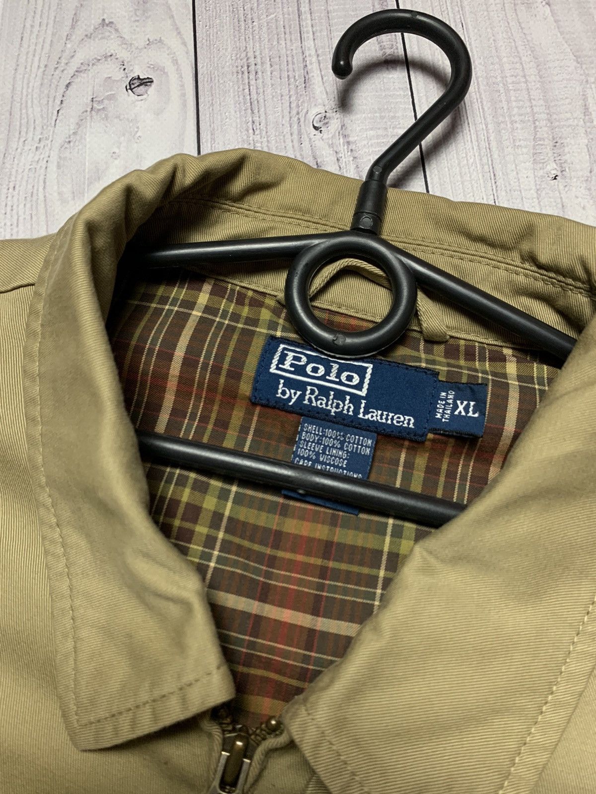 Vintage Vintage Polo Ralph Lauren denim jacket logo size XL Size US XL / EU 56 / 4 - 3 Thumbnail
