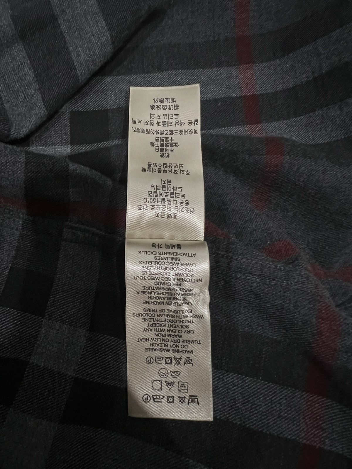 Burberry Burberry Cotton Flannel Size US M / EU 48-50 / 2 - 5 Thumbnail