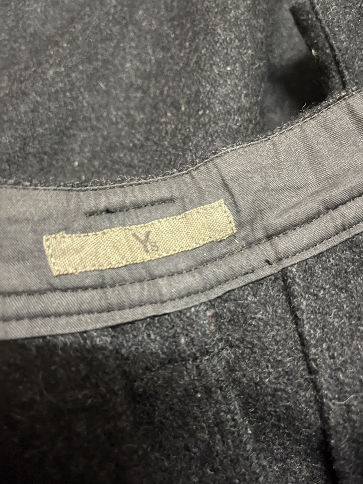 Y's for Men × Yohji Yamamoto Ys Gabardine wide wool cropped pants Size US 28 / EU 44 - 4 Thumbnail