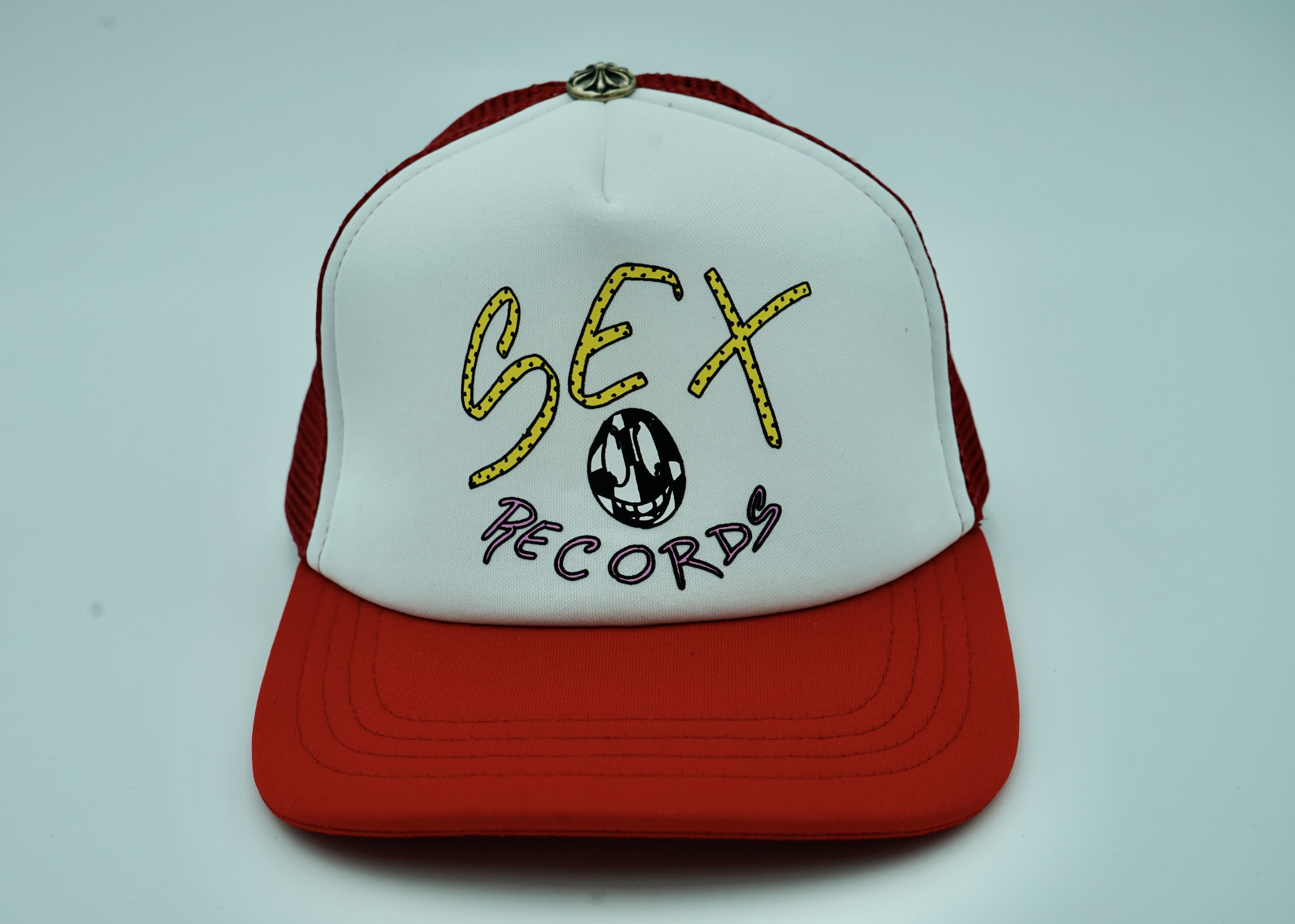 low prices sale Chrome Hearts Matty Boy Sex Records Smiley Trucker Hat |  www.fcbsudan.com