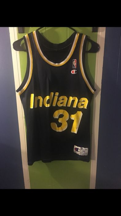 Champion Vintage Champion Reggie Miller 31 Indiana Pacers Jersey