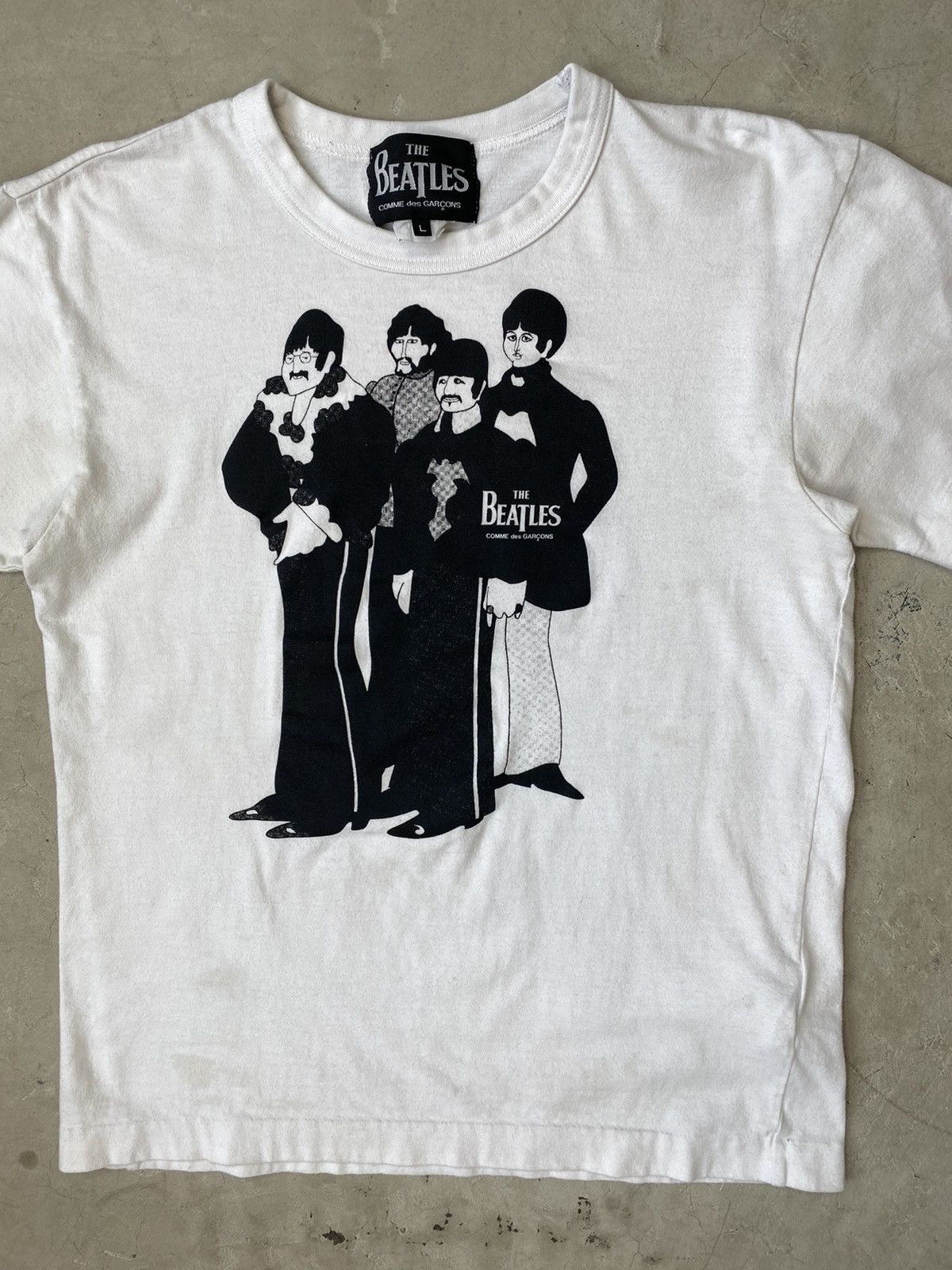 Comme des Garcons Homme Plus 2012 CDG Homme Plus x The Beatles Tee Size US M / EU 48-50 / 2 - 3 Thumbnail