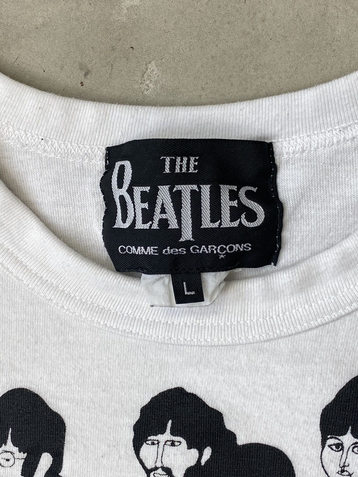Comme des Garcons Homme Plus 2012 CDG Homme Plus x The Beatles Tee Size US M / EU 48-50 / 2 - 4 Thumbnail