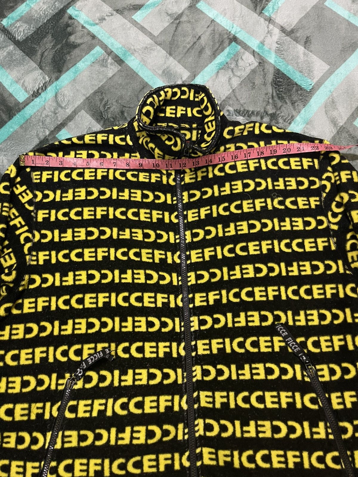 Goldwin × Japanese Brand × Vintage VINTAGE FICCE SPORTS X GOLDWIN FULLPRINT FLEECE JACKET Size US XL / EU 56 / 4 - 14 Thumbnail