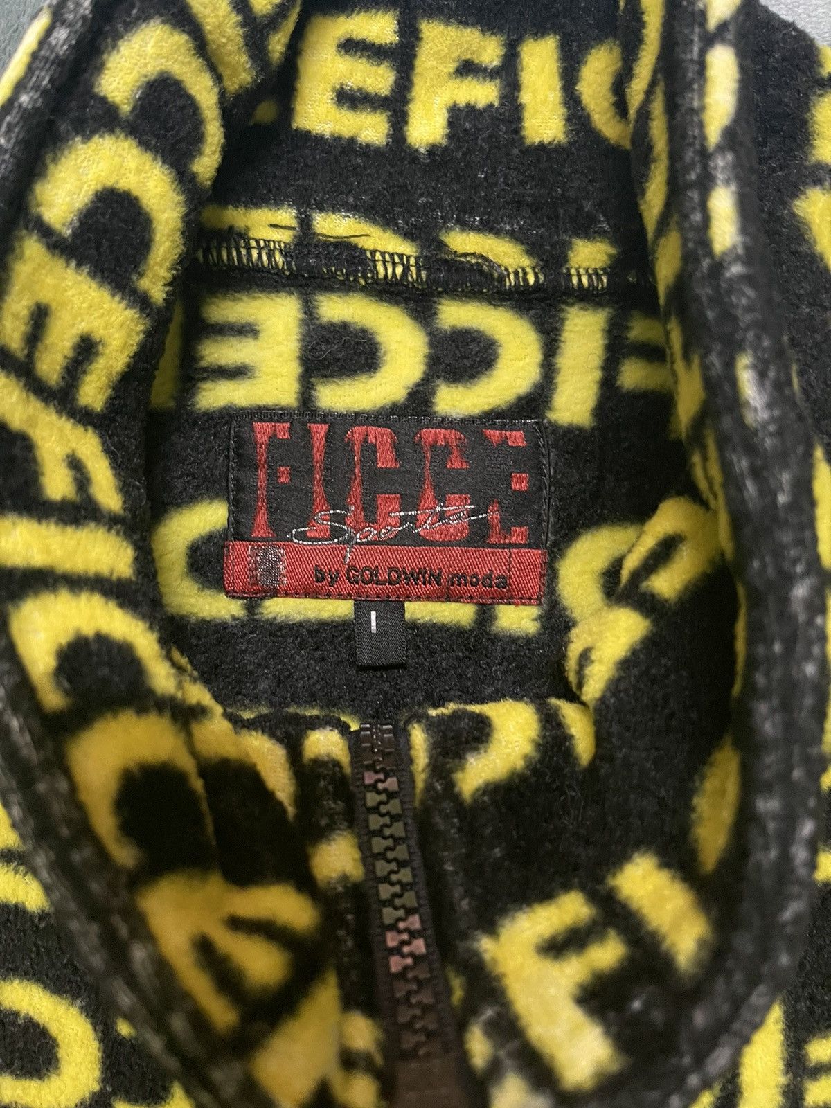 Goldwin × Japanese Brand × Vintage VINTAGE FICCE SPORTS X GOLDWIN FULLPRINT FLEECE JACKET Size US XL / EU 56 / 4 - 8 Thumbnail