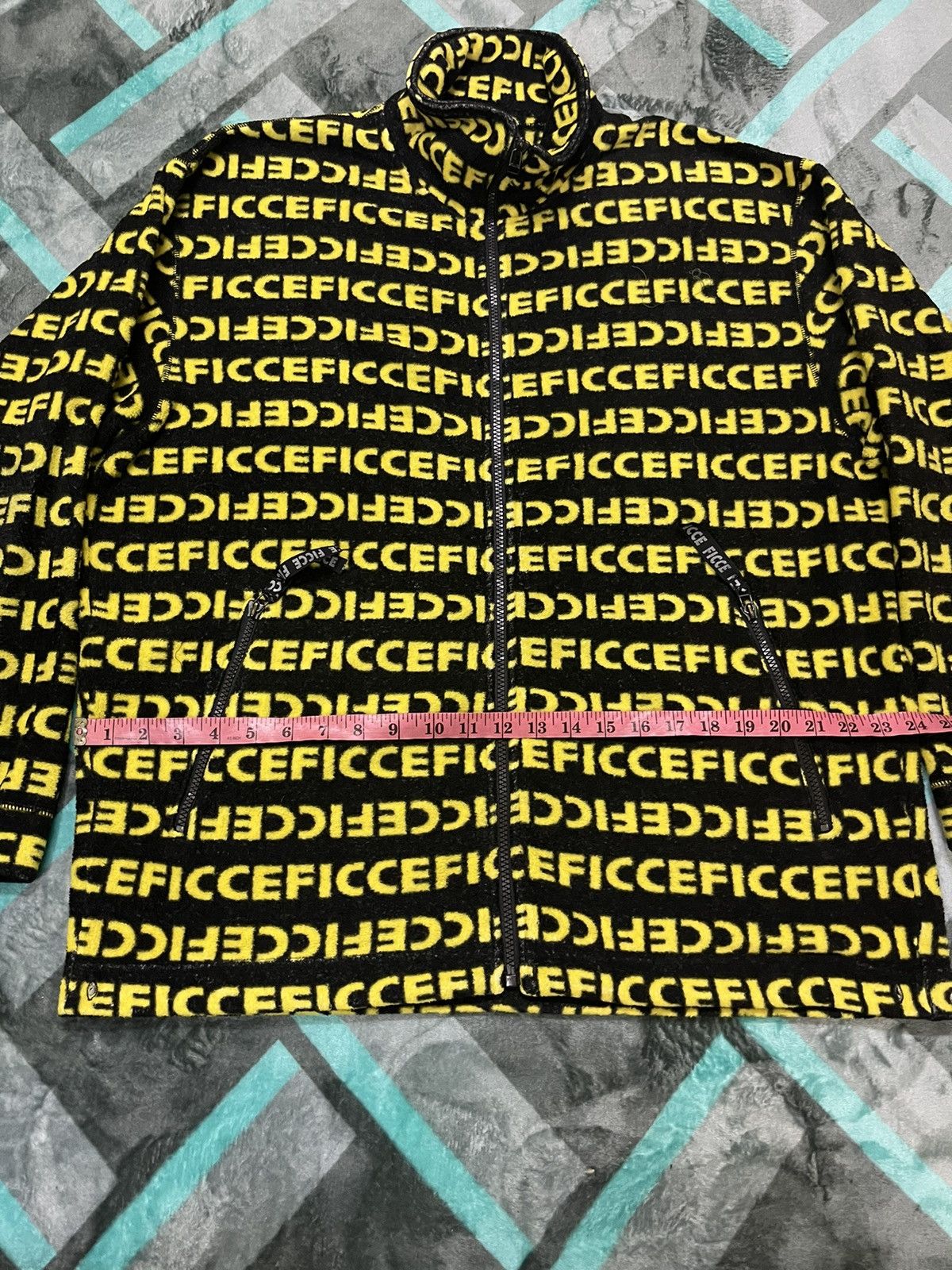 Goldwin × Japanese Brand × Vintage VINTAGE FICCE SPORTS X GOLDWIN FULLPRINT FLEECE JACKET Size US XL / EU 56 / 4 - 12 Thumbnail