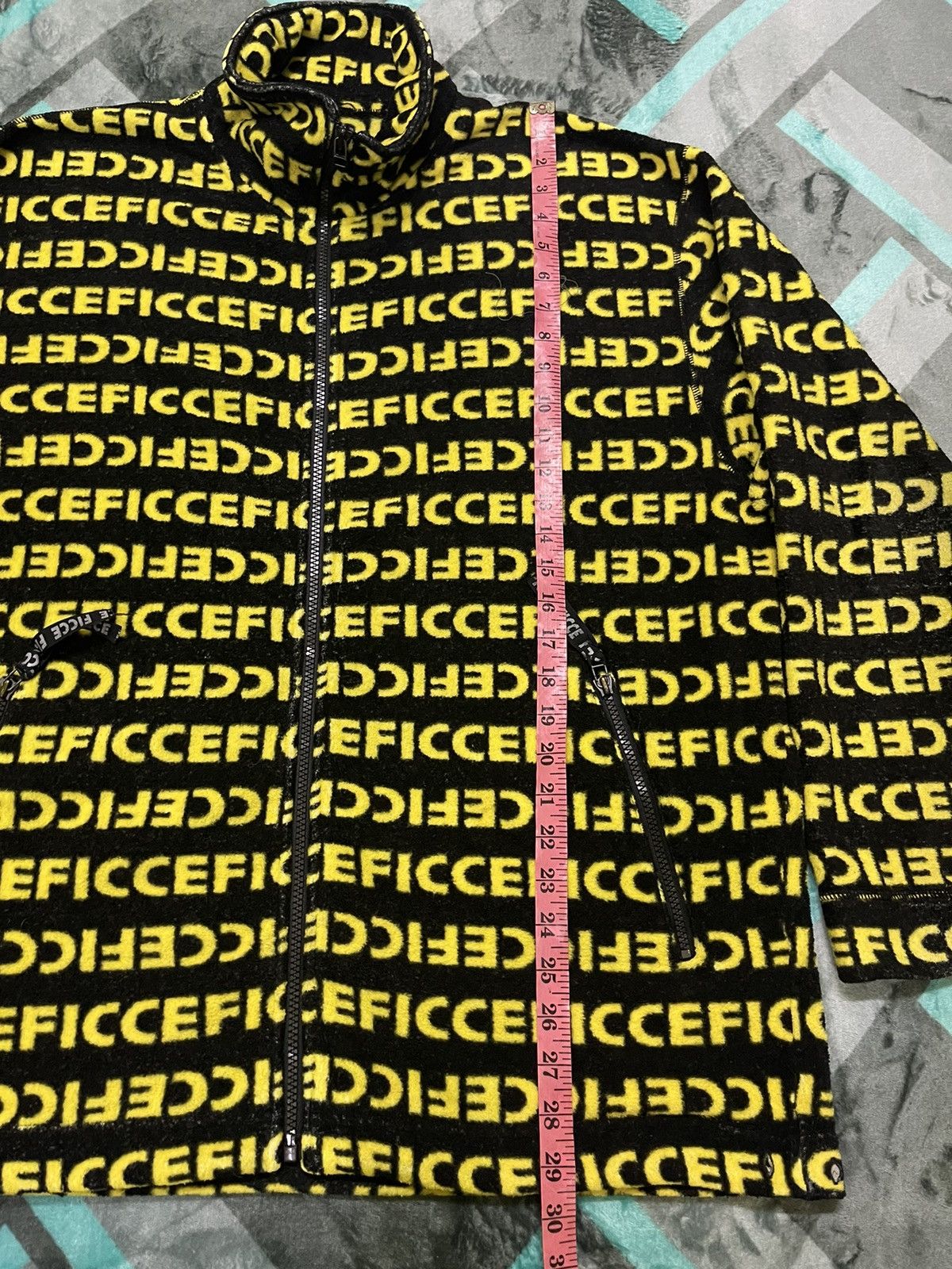 Goldwin × Japanese Brand × Vintage VINTAGE FICCE SPORTS X GOLDWIN FULLPRINT FLEECE JACKET Size US XL / EU 56 / 4 - 13 Thumbnail