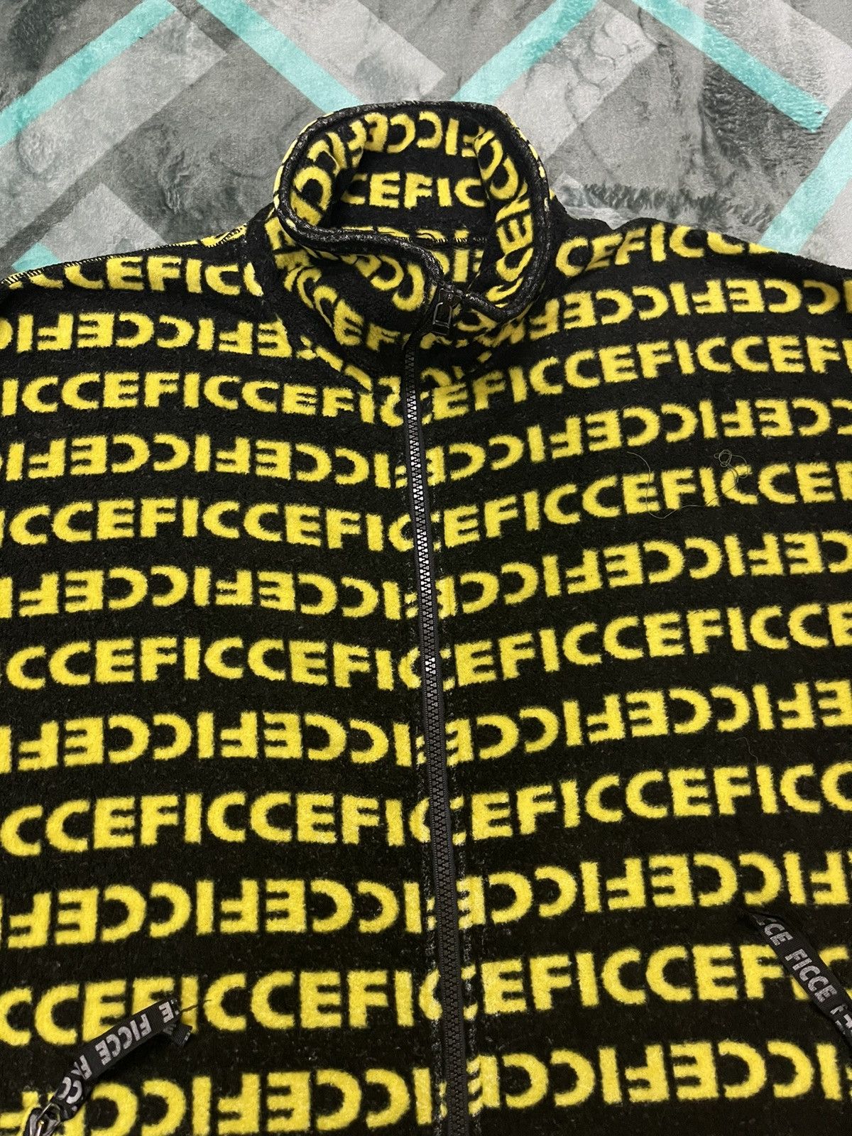 Goldwin × Japanese Brand × Vintage VINTAGE FICCE SPORTS X GOLDWIN FULLPRINT FLEECE JACKET Size US XL / EU 56 / 4 - 7 Thumbnail