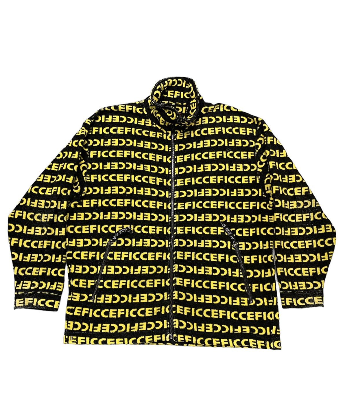Goldwin × Japanese Brand × Vintage VINTAGE FICCE SPORTS X GOLDWIN FULLPRINT FLEECE JACKET Size US XL / EU 56 / 4 - 1 Thumbnail