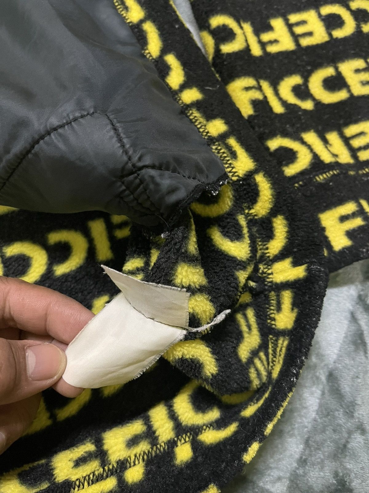 Goldwin × Japanese Brand × Vintage VINTAGE FICCE SPORTS X GOLDWIN FULLPRINT FLEECE JACKET Size US XL / EU 56 / 4 - 11 Thumbnail