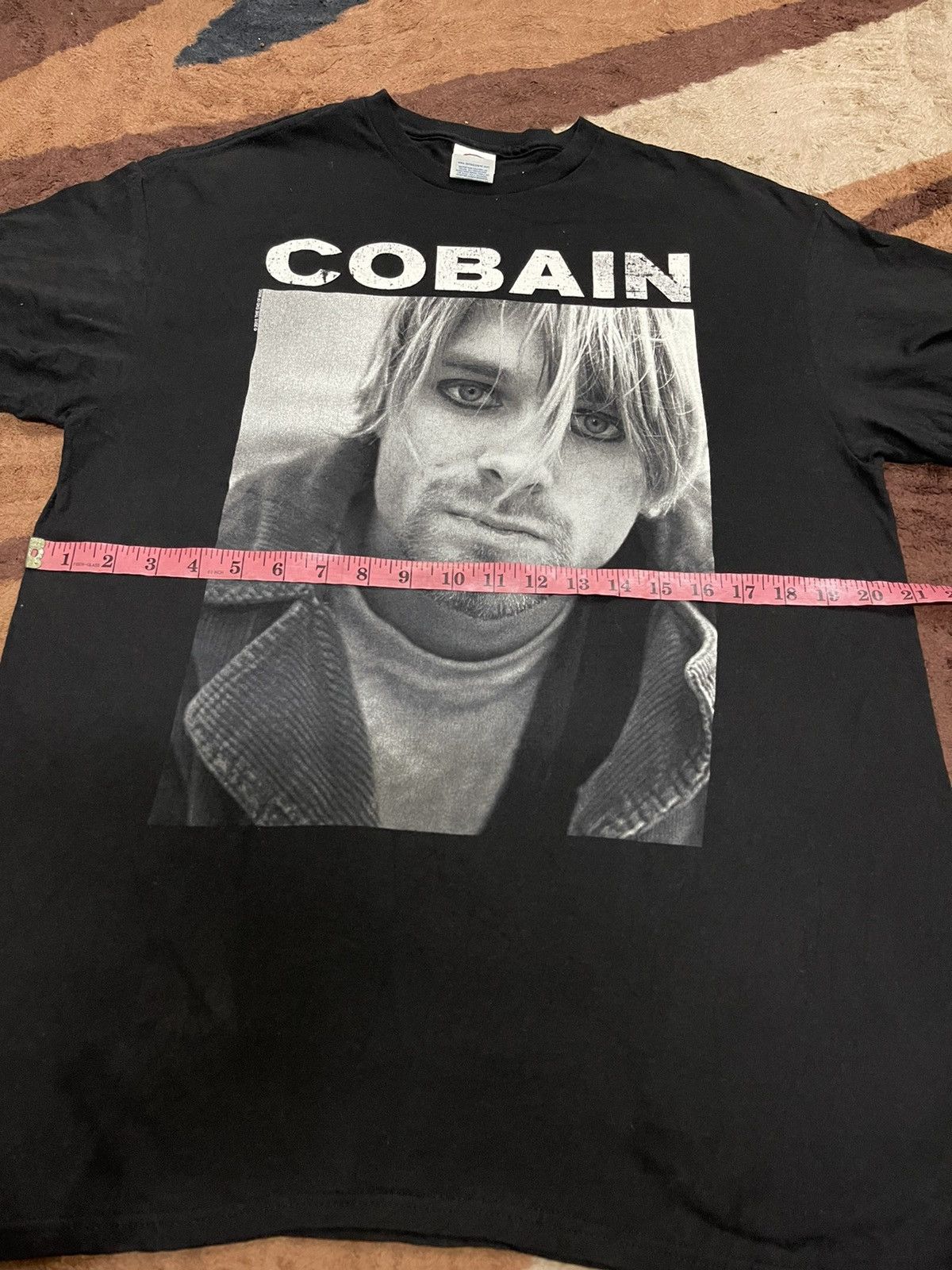 Band Tees × Nirvana KURT COBAIN NIRVANA T-SHIRT Size US L / EU 52-54 / 3 - 7 Thumbnail