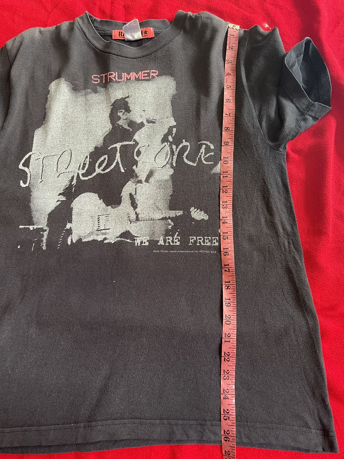 Band Tees × Vintage VINTAGE FADED TEE JOE STRUMMER X THEMESCALEROS/THE CLASH Size US M / EU 48-50 / 2 - 9 Thumbnail