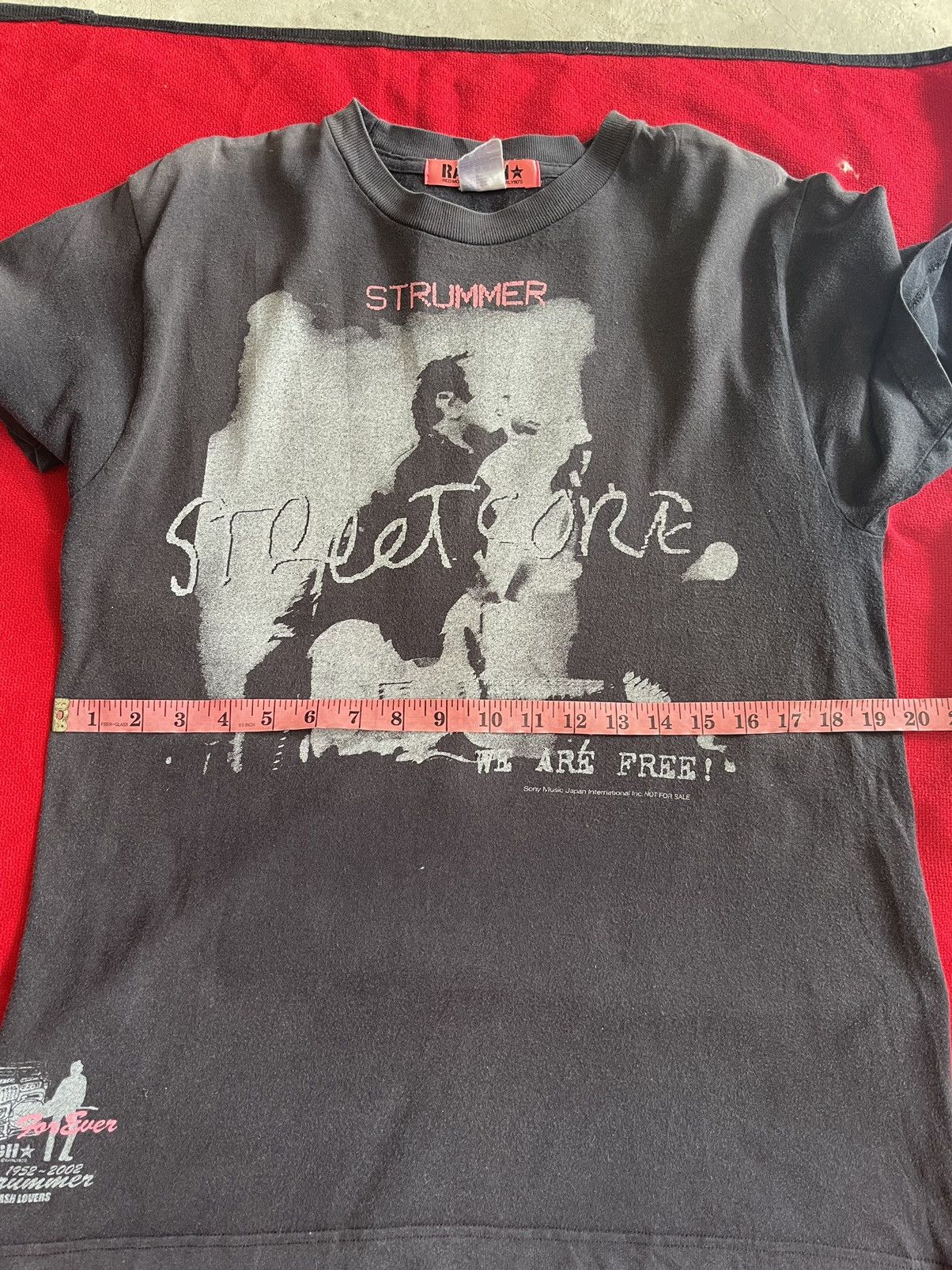 Band Tees × Vintage VINTAGE FADED TEE JOE STRUMMER X THEMESCALEROS/THE CLASH Size US M / EU 48-50 / 2 - 8 Thumbnail