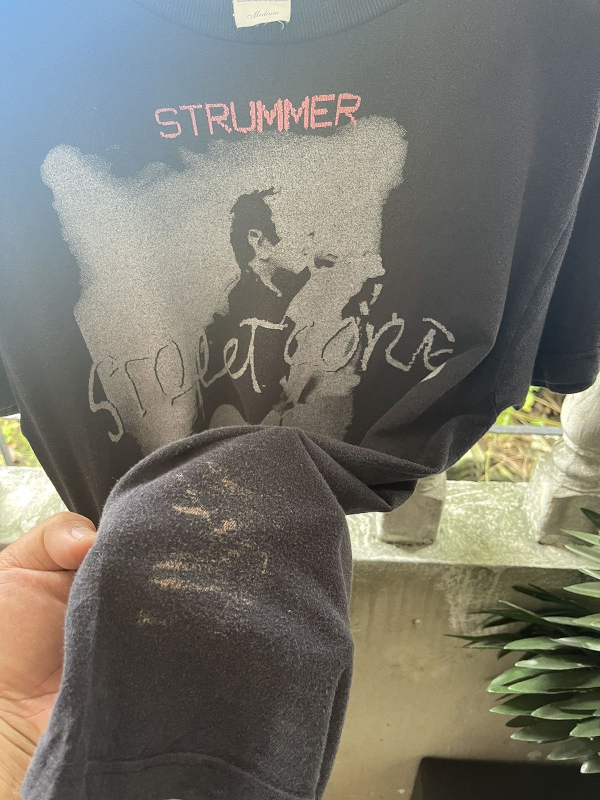 Band Tees × Vintage VINTAGE FADED TEE JOE STRUMMER X THEMESCALEROS/THE CLASH Size US M / EU 48-50 / 2 - 5 Thumbnail
