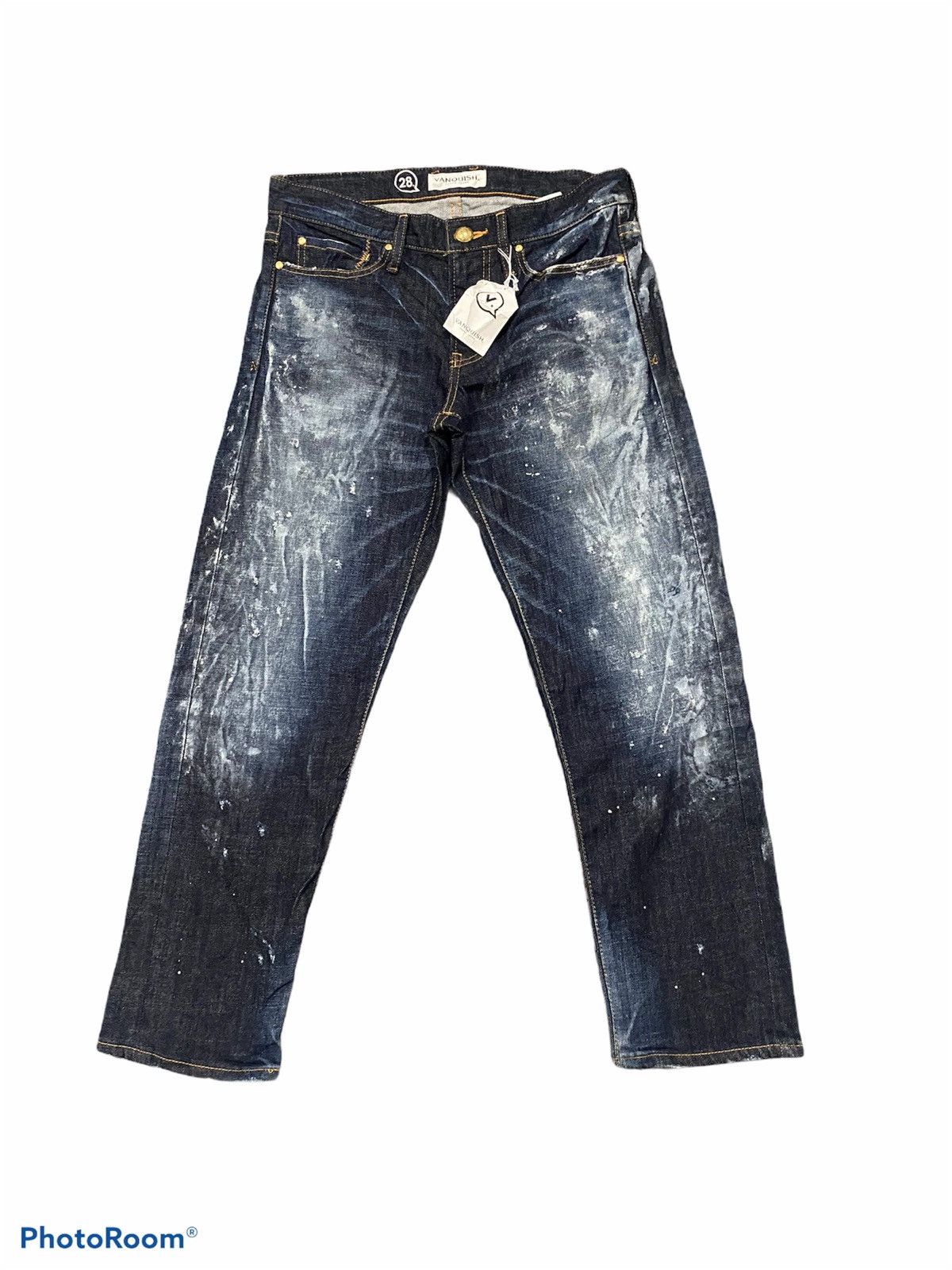 Fragment Design × Vanquish JAPAN BRAND VANQUISH PAINT SPLATTER DESIGN HELMUT LANG STYLE Size US 32 / EU 48 - 1 Thumbnail
