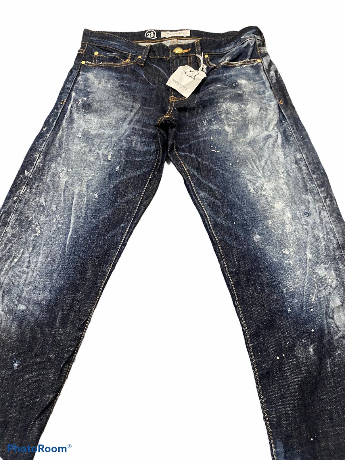 Fragment Design × Vanquish JAPAN BRAND VANQUISH PAINT SPLATTER DESIGN HELMUT LANG STYLE Size US 32 / EU 48 - 3 Thumbnail