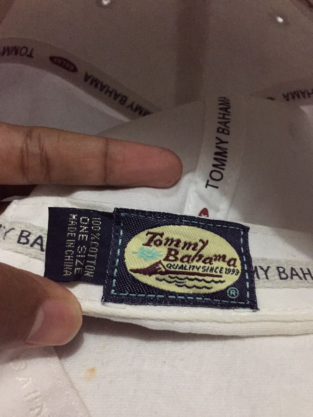 Vintage Vintage Tommy Bahama Martinis & Bikinis Embroidery Hat Size ONE SIZE - 13 Thumbnail