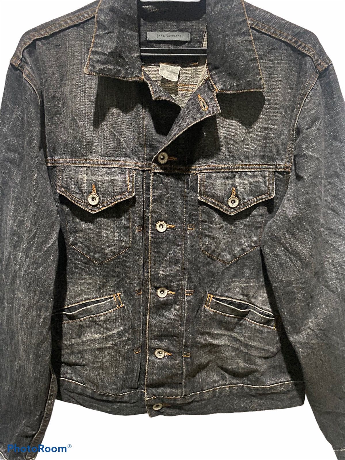 John Varvatos JOHN VARVATOS COLLECTION DENIM JACKET DESIGN CASUAL STYLE Size US M / EU 48-50 / 2 - 3 Thumbnail