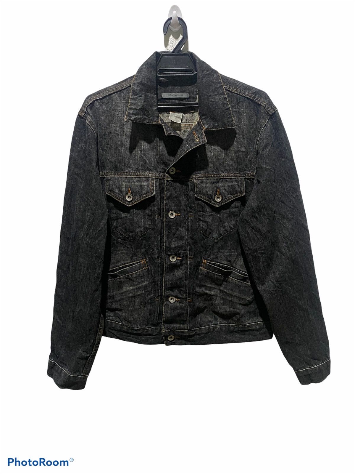 John Varvatos JOHN VARVATOS COLLECTION DENIM JACKET DESIGN CASUAL STYLE Size US M / EU 48-50 / 2 - 1 Thumbnail