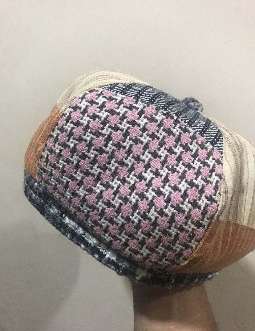 Japanese Brand 🔥Vintage🔥 Patchwork Style Long Malae Rail Hat Size ONE SIZE - 5 Thumbnail
