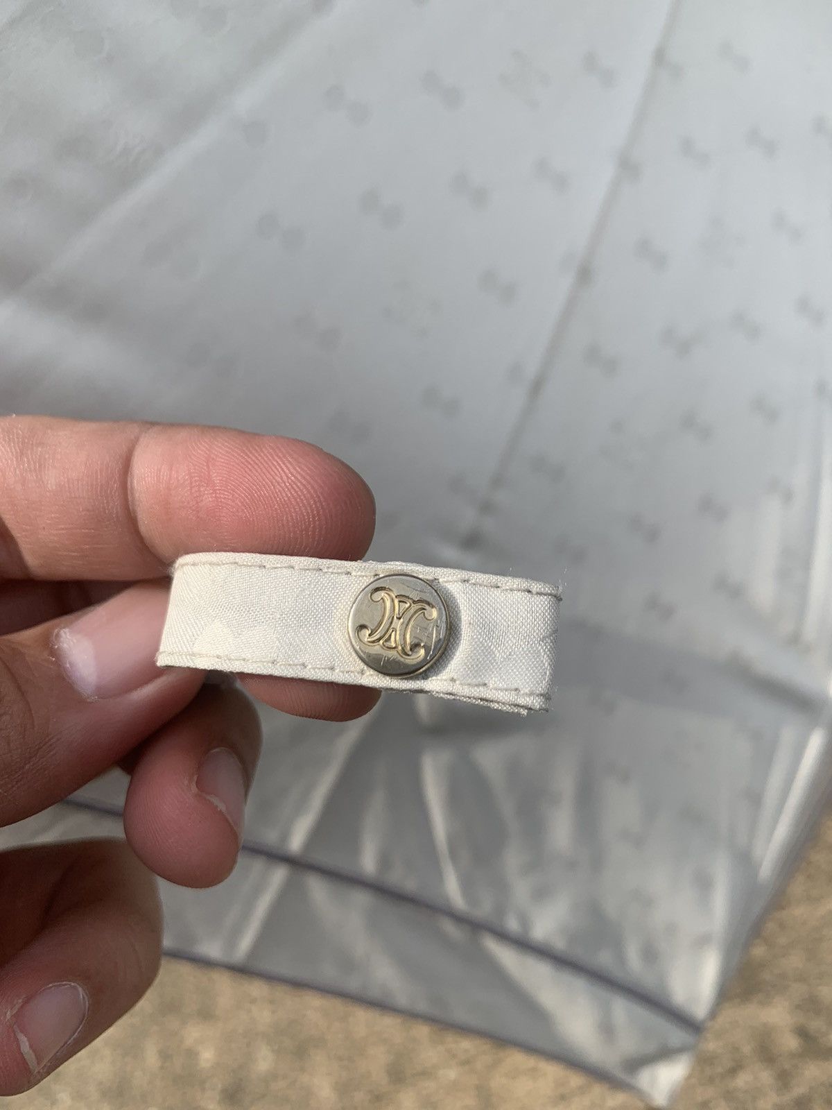 Celine × Vintage CELINE EMBOSSED MONOGRAM LOGO UMBRELLA Size 30 - 4 Thumbnail