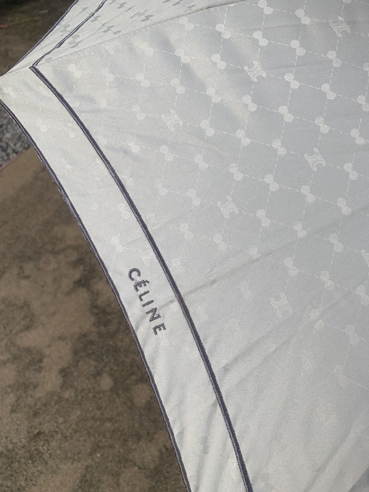 Celine × Vintage CELINE EMBOSSED MONOGRAM LOGO UMBRELLA Size 30 - 2 Thumbnail