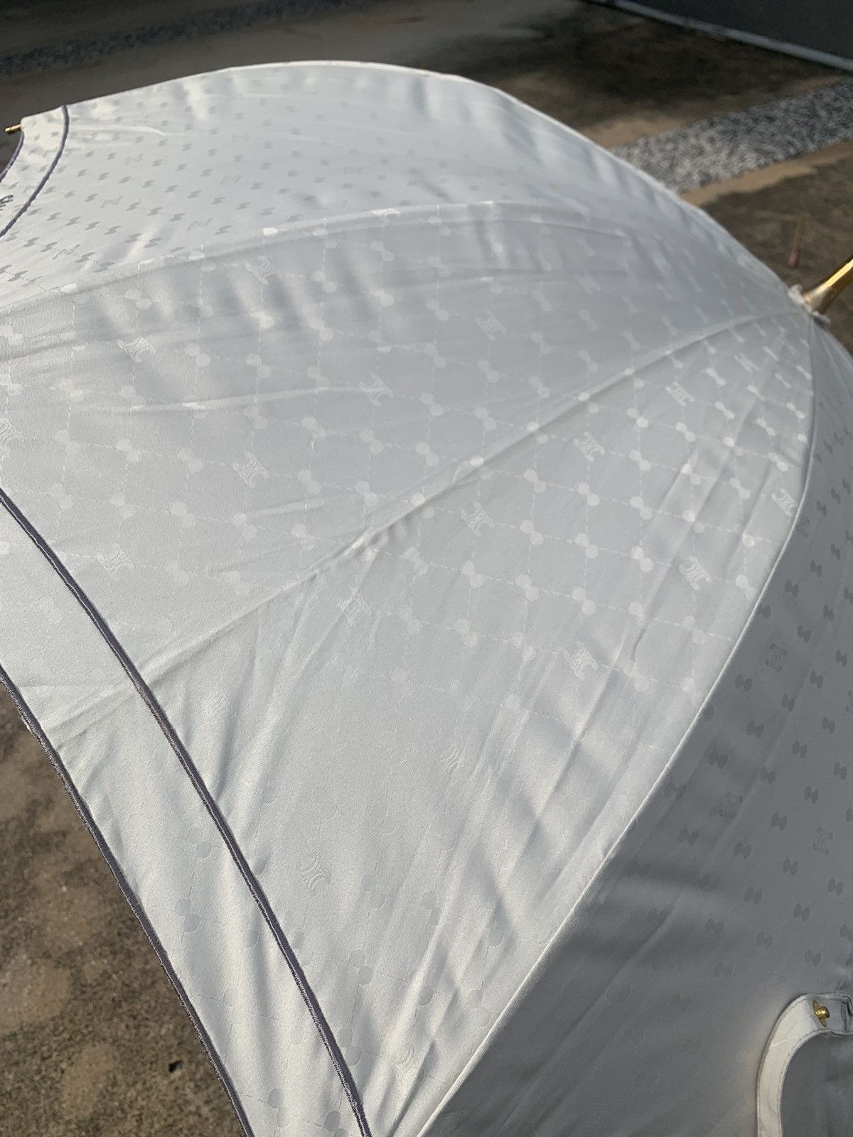 Celine × Vintage CELINE EMBOSSED MONOGRAM LOGO UMBRELLA Size 30 - 3 Thumbnail