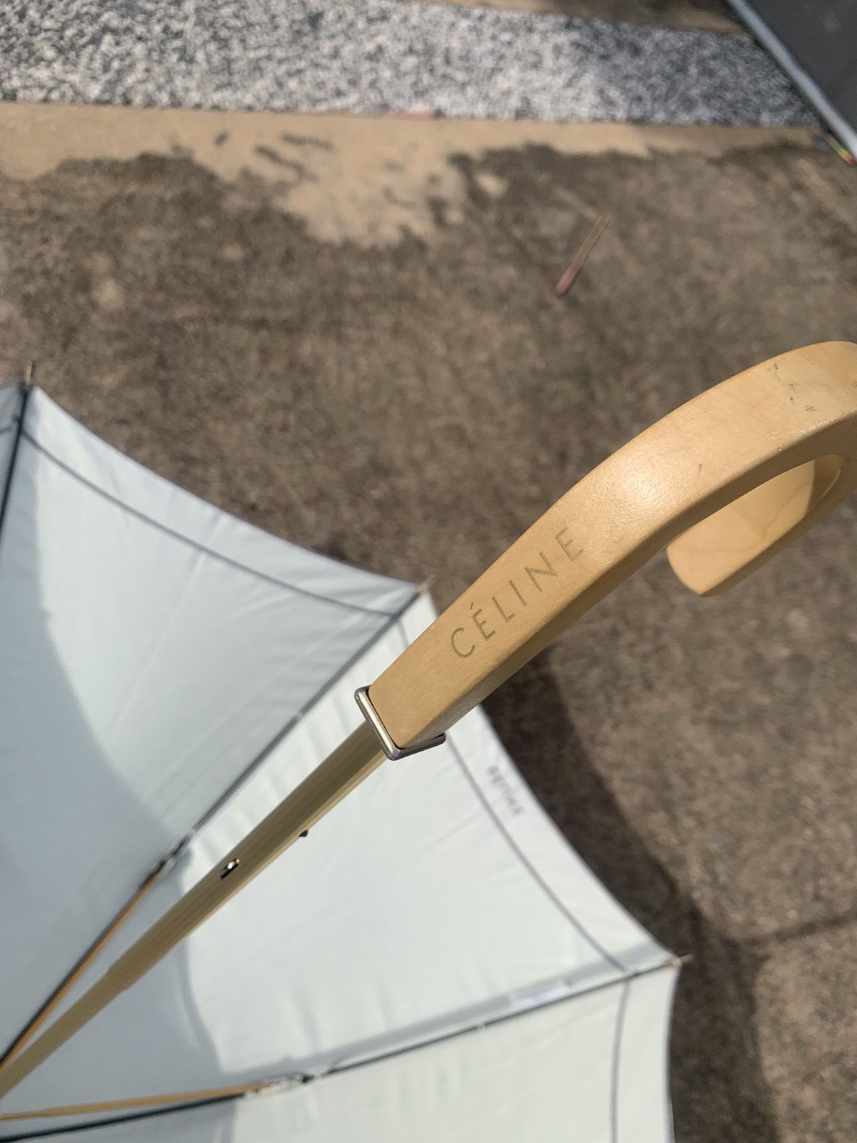 Celine × Vintage CELINE EMBOSSED MONOGRAM LOGO UMBRELLA Size 30 - 6 Thumbnail