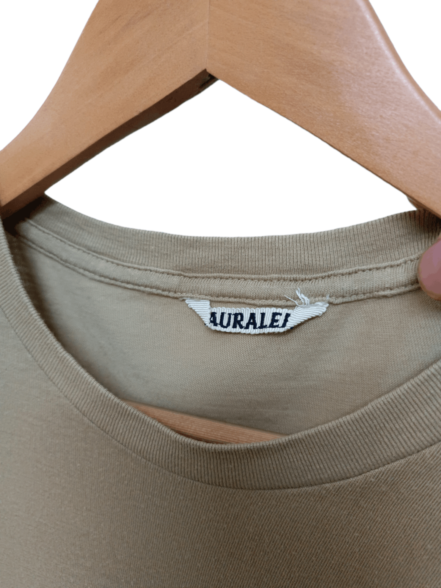 Auralee Auralee SS18 Seamless Half Sleeve Tee Size US L / EU 52-54 / 3 - 4 Thumbnail