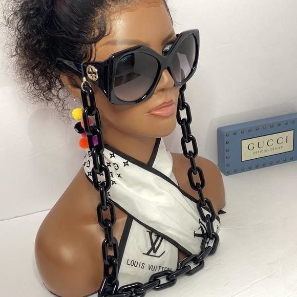 GUCCI Grey Geometric Ladies SunglassesGG0875S 001