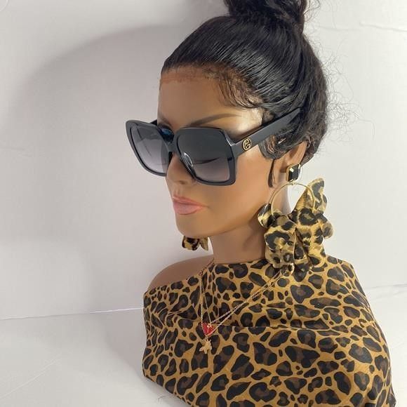 New Gucci GG0096S 001 54 Ladies Sunglasses
