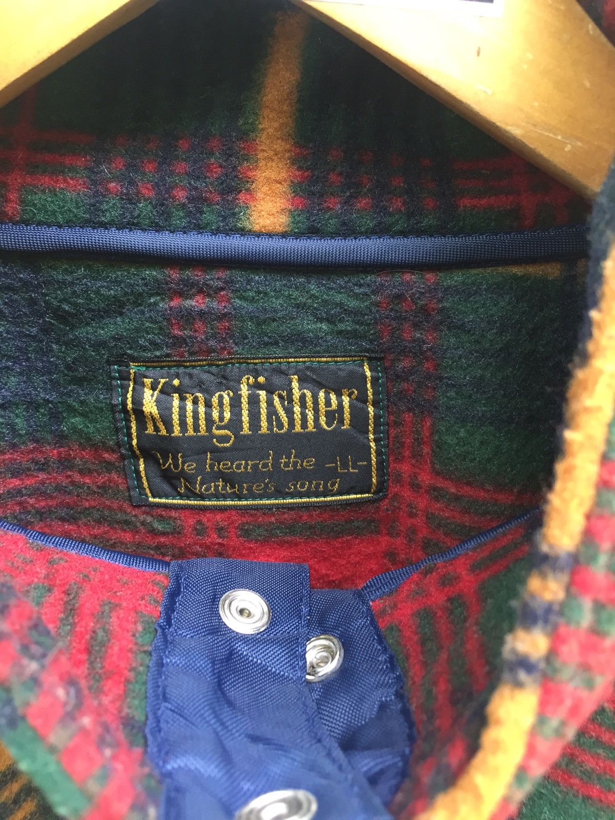 Japanese Brand King Fisher Buttoned Fleece Jacket Size US L / EU 52-54 / 3 - 5 Thumbnail
